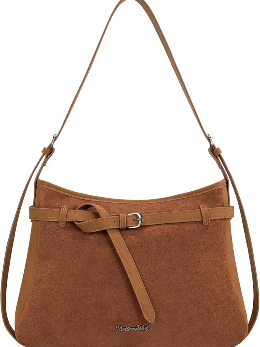 Soft Suede Slouchy Hobo Tote Bag for Women | Casual Everyday Handbag for Work